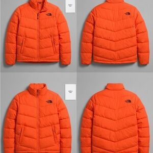 The North Face Vibrant Orange Quilted Jacket